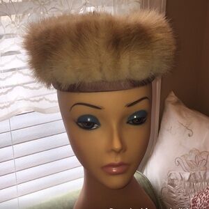 Elegant vintage fur hat